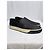 Sneakers Slip-On Lanvin in pelle nera e camoscio - vista 14