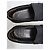 Sneakers Slip-On Lanvin in pelle nera e camoscio - vista 16