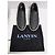 Sneakers Slip-On Lanvin in pelle nera e camoscio - vista 20