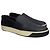Sneakers Slip-On Lanvin in pelle nera e camoscio - vista 4