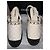 Scarpe basse Chanel in pelle d'agnello nero bianco - vista 10