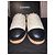 Scarpe basse Chanel in pelle d'agnello nero bianco - vista 5