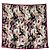 NOVE SCIARPA CHANEL FIORI GIGLIO LOGO CC QUADRATO 90 SETA ROSA