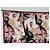 NOVE SCIARPA CHANEL FIORI GIGLIO LOGO CC QUADRATO 90 SETA ROSA - vista 2