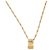 COLLAR GUY LAROCHE PENDIENTE Y CADENA 40CM EN ORO AMARILLO 18K 9.1GR COLLAR DE ORO