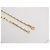 COLLAR GUY LAROCHE PENDIENTE Y CADENA 40CM EN ORO AMARILLO 18K 9.1GR COLLAR DE ORO - vista 3