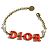 Christian Dior Damen Logo Charm Armband