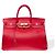 Hermès HERMES Birkin 40 Bag in Red Leather - 102281 - view 2