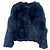 Blouson court col rond Joseph 38 fourrure de coyote noir