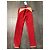 Isabel Marant Lederhose in Rot und Ecru Roh - Ansicht 7