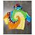 Sudadera con capucha R13 Tie Dye Arcoíris Algodón Lyocell XXS Multicolor - vista 2