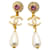 Orecchini in oro e rosa di Chanel D'oro