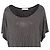 Camiseta oversized con strass Pierre Balmain Negro - vista 3