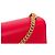 GUCCI - Borsa a spalla Padlock Gucci in tela monogrammata Rosso - vista 7