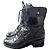 Botas Chanel de piel negra Negro