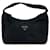 Borsa a mano Prada MV515 Triangle Plate Nero  - vista 1
