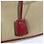 Tote Sac à main Prada BN0081 en plaque triangulaire bicolore Rouge Beige - vue 13