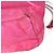 Borsa tote in nylon e pelle rosa Prada - vista 5