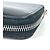 Cartera larga City Sports 2ML317 de Prada Negro Azul - vista 4