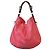 Borsa hobo Mulberry Mitzy in pelle verniciata rosa