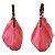 Borsa hobo Mulberry Mitzy in pelle verniciata rosa - vista 5