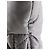 Autre Marque Folli Follie gesteppte Nylon-Tote Tasche grau - Ansicht 11