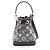 Louis Vuitton Nano Noe Denim Leather Handbag M46449 Grey