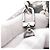 Louis Vuitton Nano Noe Denim Leather Handbag M46449 Grey - view 5