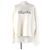 Moncler FELPA Oversized Sweatshirt Elfenbein S Roh