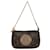 Mini Pochette Acessórios Louis Vuitton Marrom Lona  ref.1916939