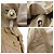 Bolsa hobo See by Chloé em couro e camurça bege - vista 6