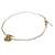 Bracelet Cassandra Monogram Twist Opium Yves Saint Laurent Doré  - vue 2