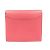 Hermès Portafoglio compatto Hermes Constance C Stamp Evercolor Rose Azalee Pink Rosa - vista 3