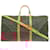 Louis Vuitton Keepall Bandouliere 55 Monogram Boston Bag Brown Patent leather  ref.1917470
