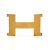 Hermès Boucle de ceinture Constance Large Hermes en or Doré - vue 2