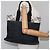 Burberry Blue Label Nova Check Tote Bag Canvas Schwarz Beige Auth ti2485 - Ansicht 20