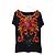 Camiseta con estampado de piña Prada Primavera 2011 Negro Multicolor