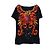 Camiseta con estampado de piña Prada Primavera 2011 Negro Multicolor - vista 3