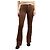 Paige Jeans Jeans de campana marrones de cintura alta - talla UK 8
