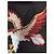 Autre Marque Blazer Laneus con bordado de águila negro de viscosa - vista 3