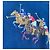Polo Ralph Lauren Felpe con cappuccio pony triplo Blu navy - vista 2
