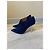 Autre Marque Décolleté Malone Souliers Suede Argento Blu 37 - vista 4