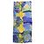 Sciarpa Sonia Rykiel in chiffon di seta blu e gialla Giallo
