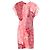 Vestido impresso de manga curta e comprimento até o joelho em viscose vermelha da Acne Studios Vermelho - vista 2