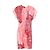 Vestido impresso de manga curta e comprimento até o joelho em viscose vermelha da Acne Studios Vermelho - vista 5