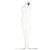 Pantalones cortos con cordón Alexander McQueen en algodón blanco Crudo - vista 5