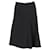 Falda midi panelada de Givenchy en acetato negro  - vista 1
