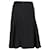 Falda midi panelada de Givenchy en acetato negro  - vista 3