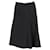 Falda midi panelada de Givenchy en acetato negro  - vista 5
