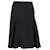 Falda midi panelada de Givenchy en acetato negro  - vista 7